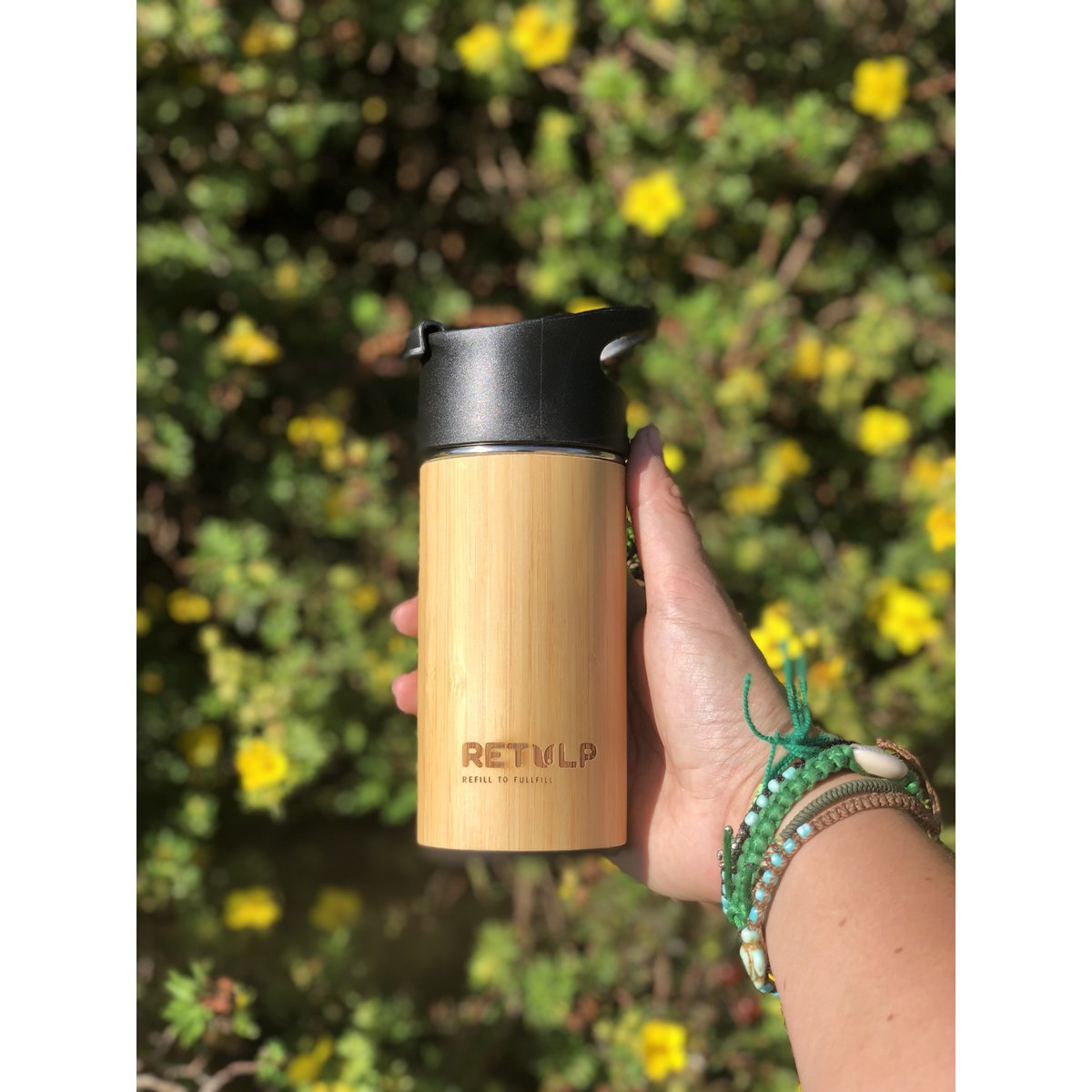 Tumbler Bamboo Tumbler Kubek izolowany z podwójnymi ściankami 250 ml