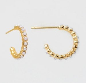 Ellaria Pearl Hoop EC4049G