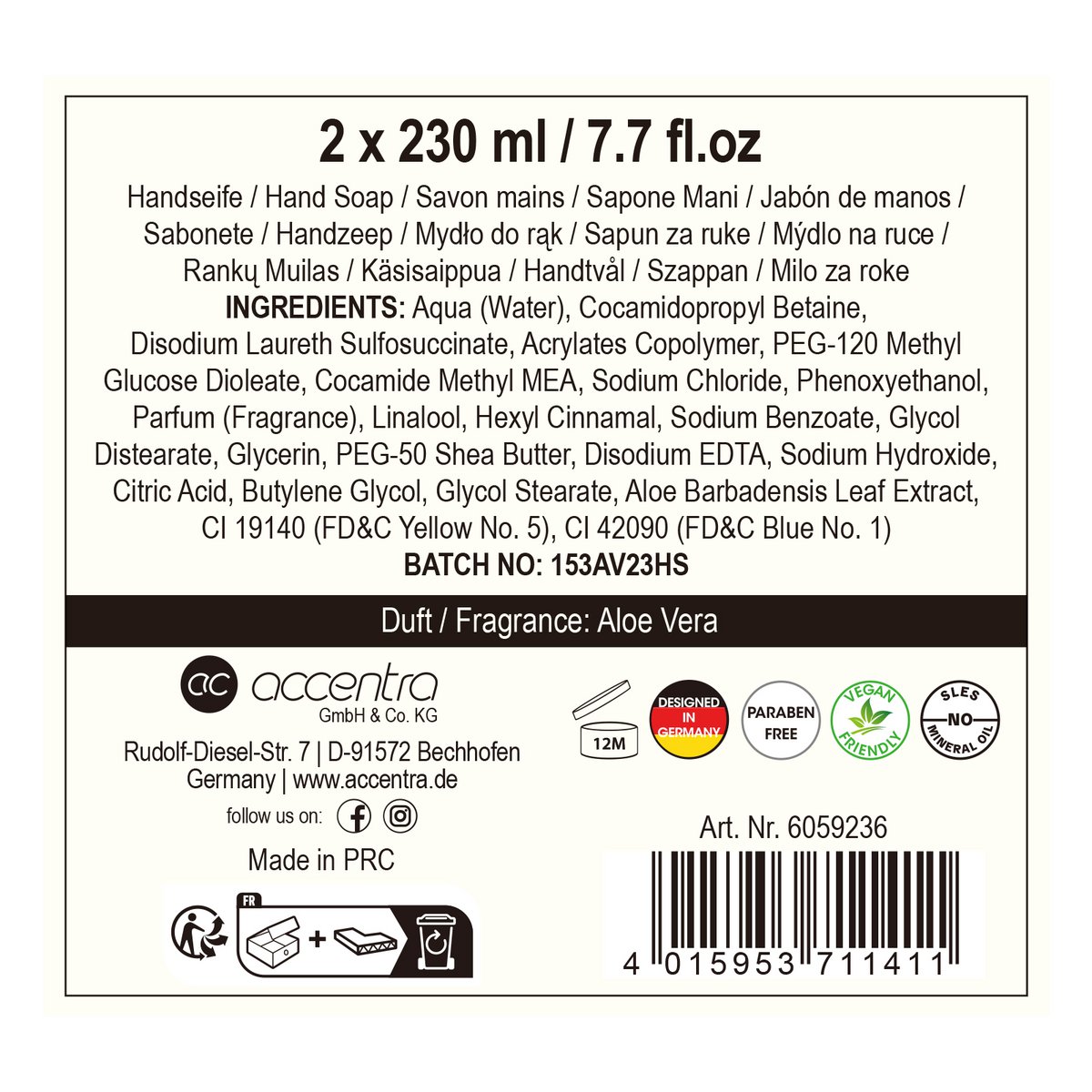 Home Set Home Spa avec distributeur de savon en verre et savon de recharge