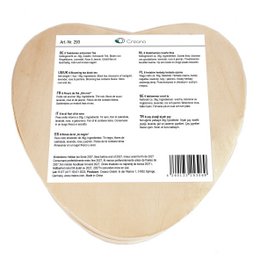 Creano Blossom Tea Gift Set of 6 Wooden Heart Black Tea