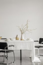 Hør dug off white (250x145 cm)