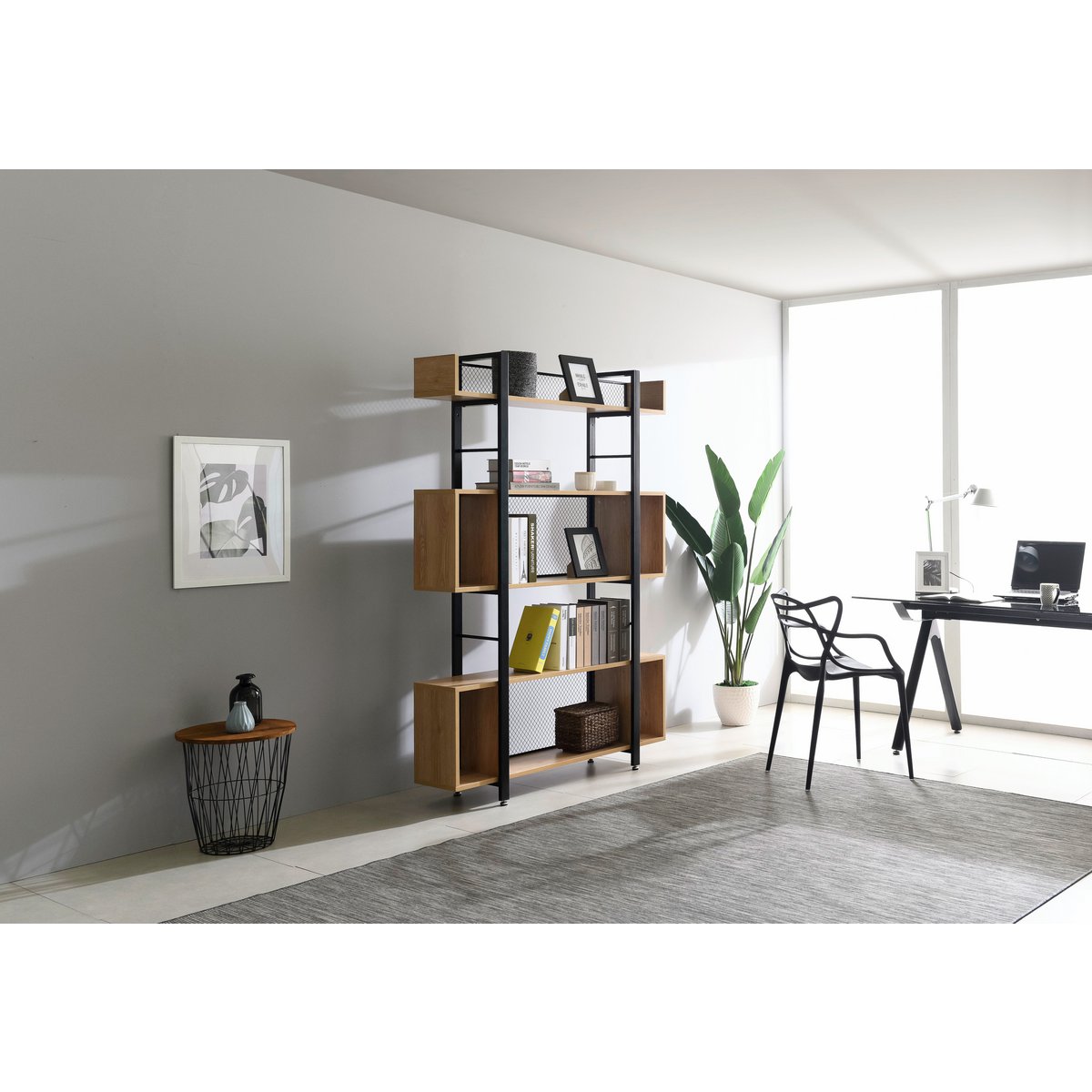Shelf, 3 open compartments