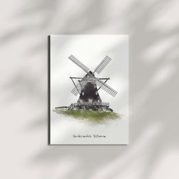 Postkort Pellwormer Nordermühle