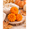 Pumpkin set Orange candle | rapeseed wax