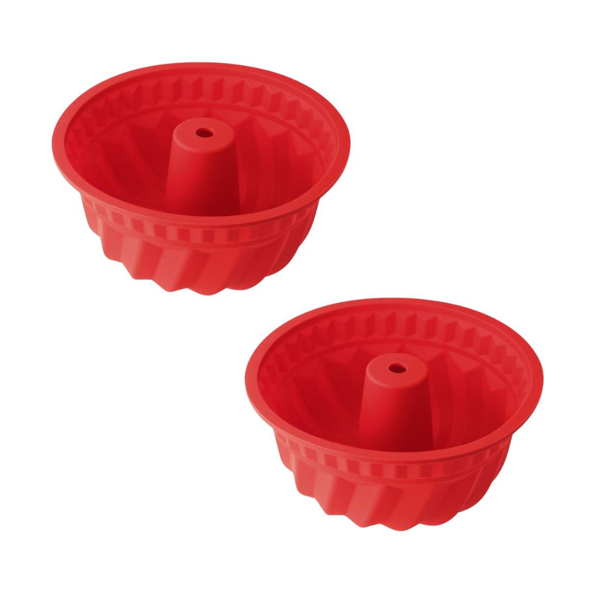 Set van 2 siliconen taartvormen 21,5 cm Dr. Oetker Flexxibel Liefs
