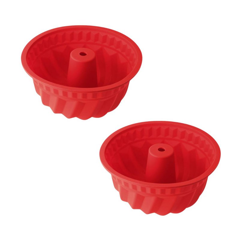 Set 2 tortiere in silicone 21,5 cm Dr. Oetker Flexxibel Amore