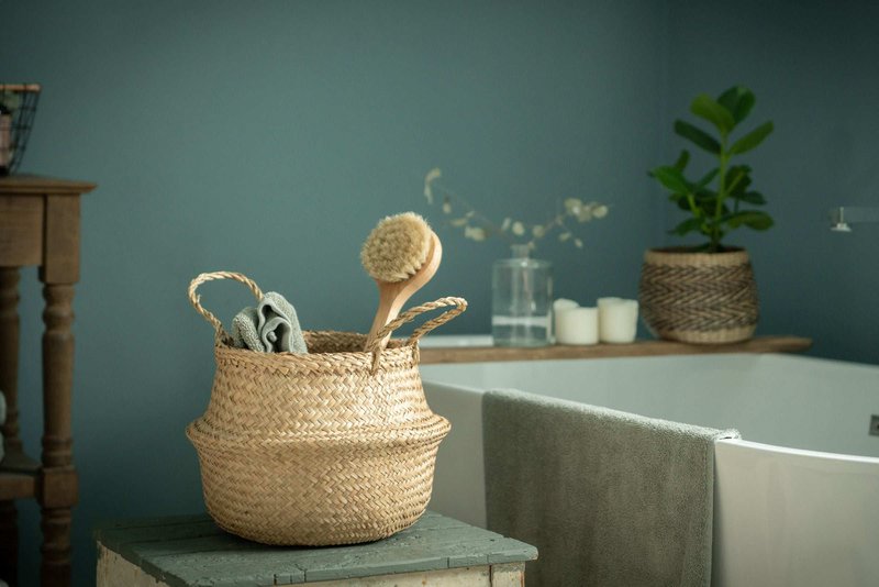 Panier Seegras avec poignée - stockage et débordement
