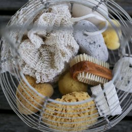 Sisal flower sponge