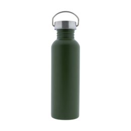 Auslaufsichere Trinkflasche Edelstahl Grün - Edelstahlverschluss 750 ml