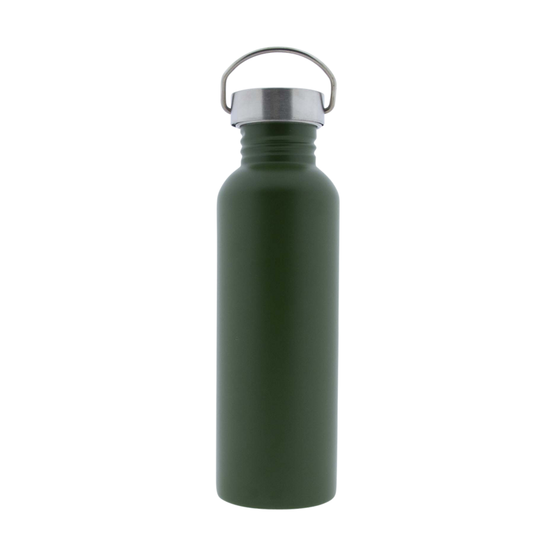 Auslaufsichere Trinkflasche Edelstahl Grün - Edelstahlverschluss 750 ml