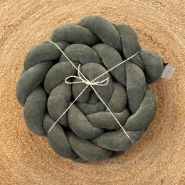 Khaki rib bed braid