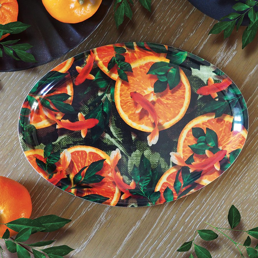 Juice oval tray