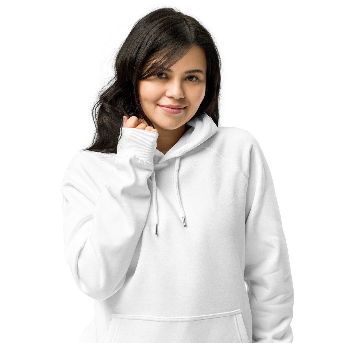 eat sleep Repeat Felpa con cappuccio raglan organica unisex