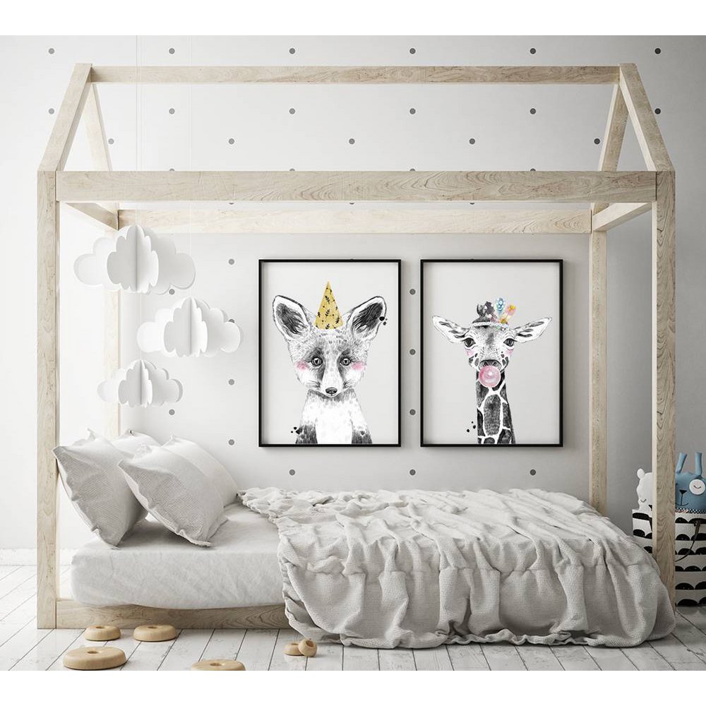 Giraffe Children's room poster Chewing gum