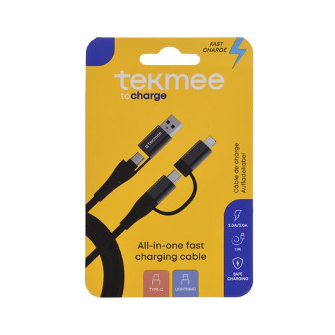 All in 1 charging cable