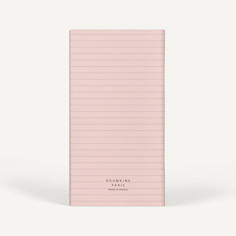 Zero-Waste Notebook RULED — Rose Color
