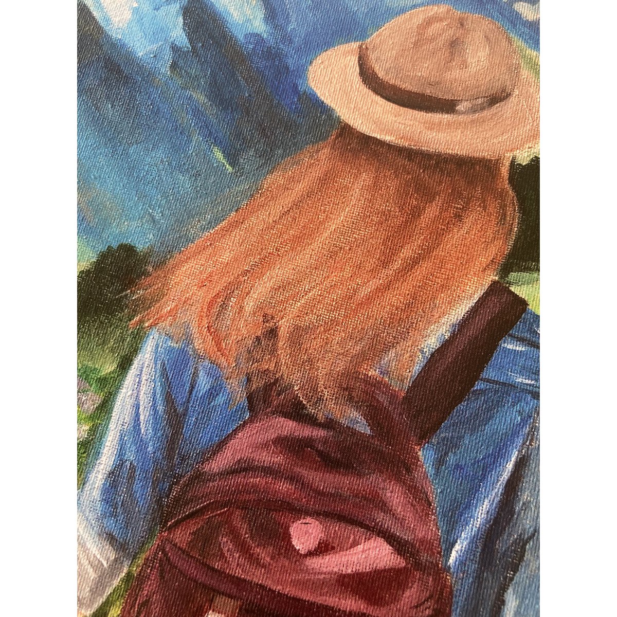 Mujer en las montañas – Bergbloei | Póster artístico A4