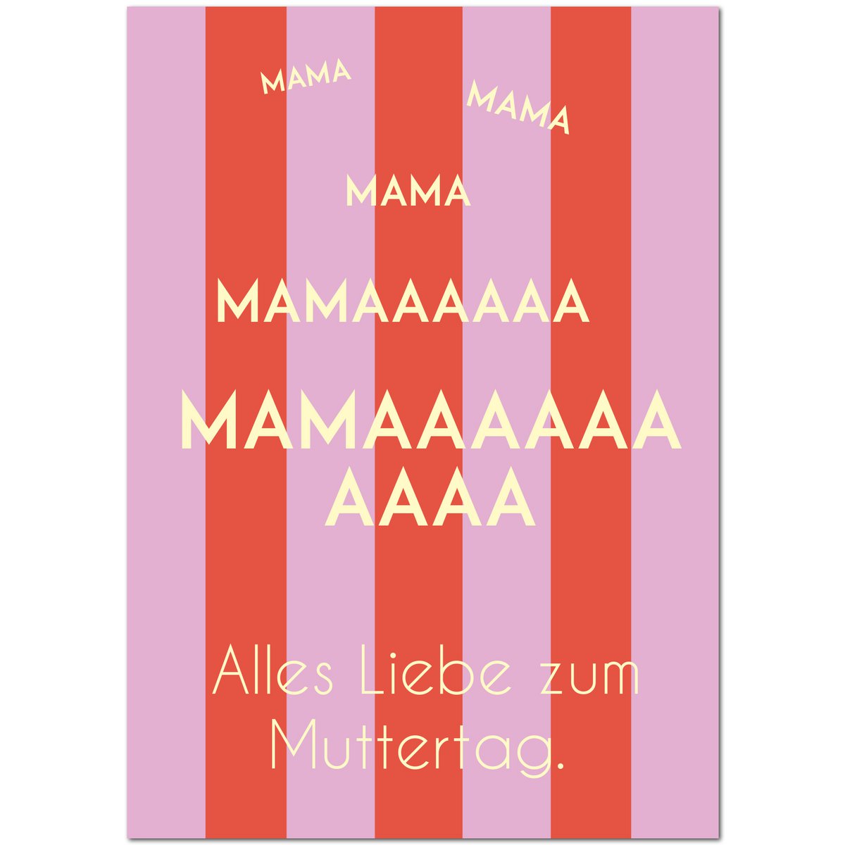 Postkarte "Muttertag"
