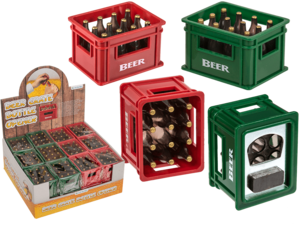 Flesopener met magneet, Bierkrat,