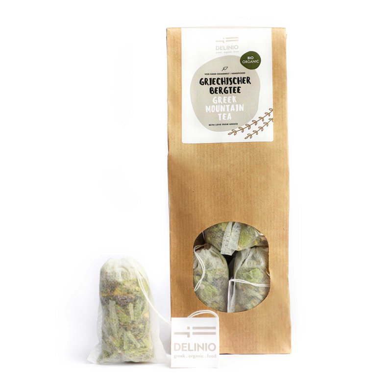 Greek organic mountain tea, 10 x 2 gr tea bags
