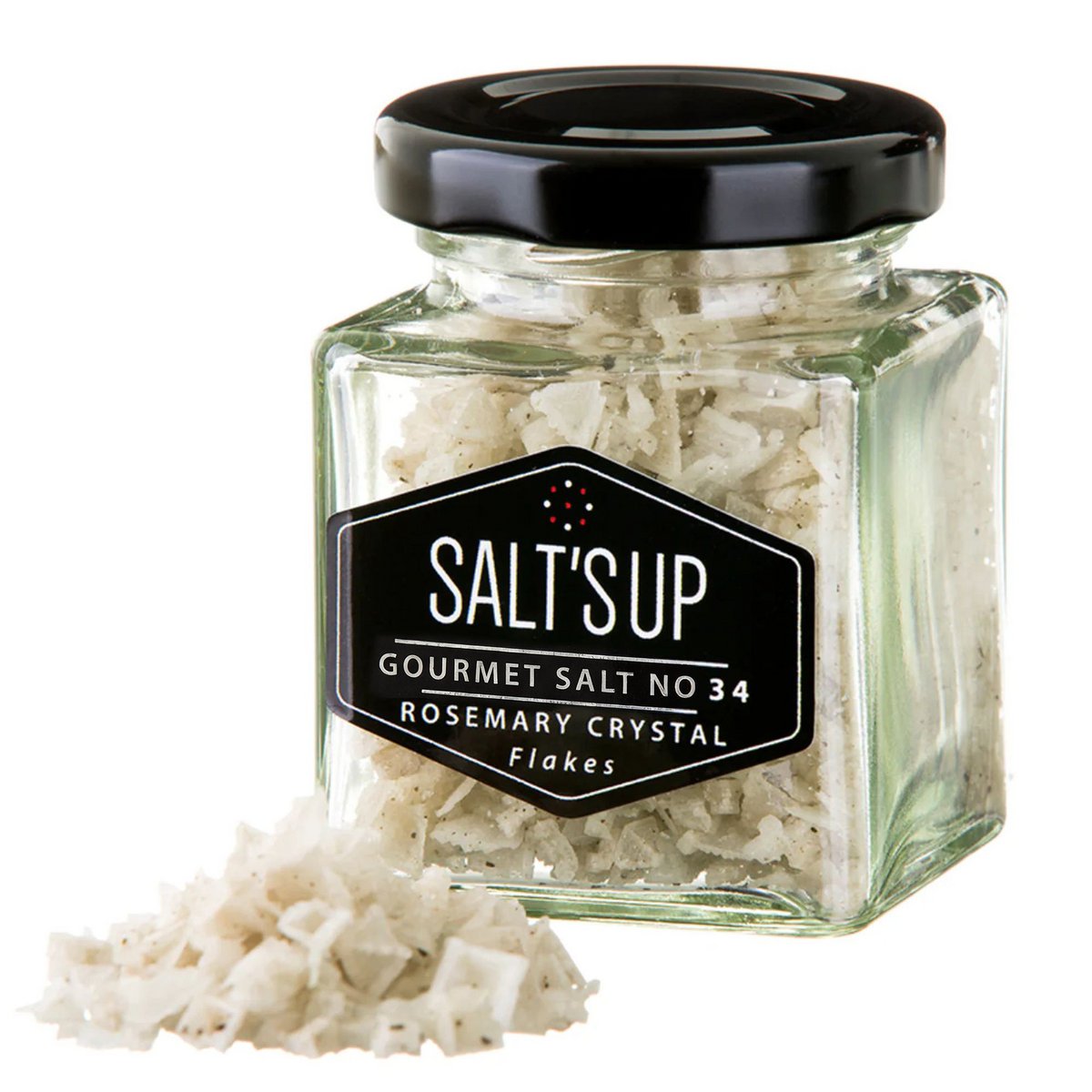 Rosemary Crystal Salt Flakes