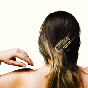 YOSMO Luxury Metal Hair Clip - Midi Size - Indestructible & Plastic Free