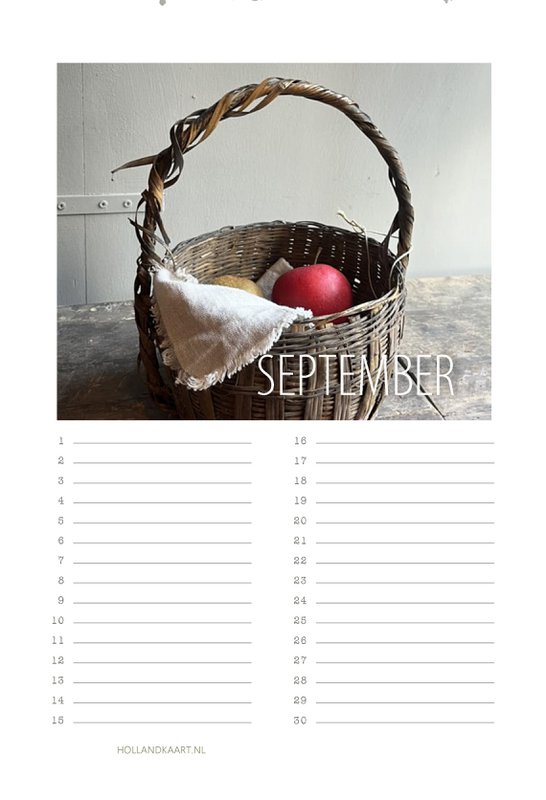 Fødselsdagskalender nr. 5 landdistrikter/ædru