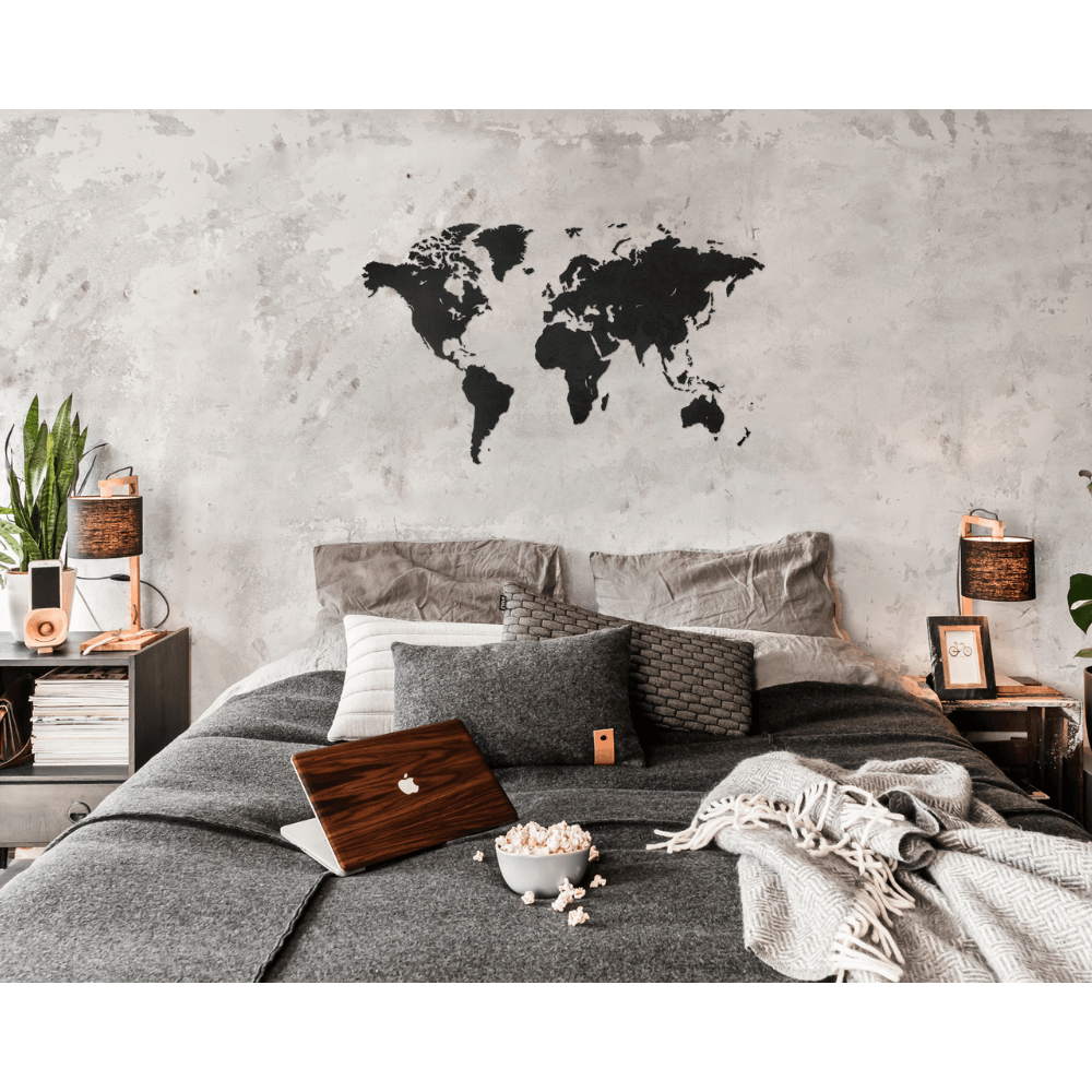 Mappa del mondo in legno - Fai da te - HDF
