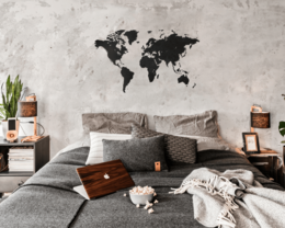 Mappa del mondo in legno - Fai da te - HDF