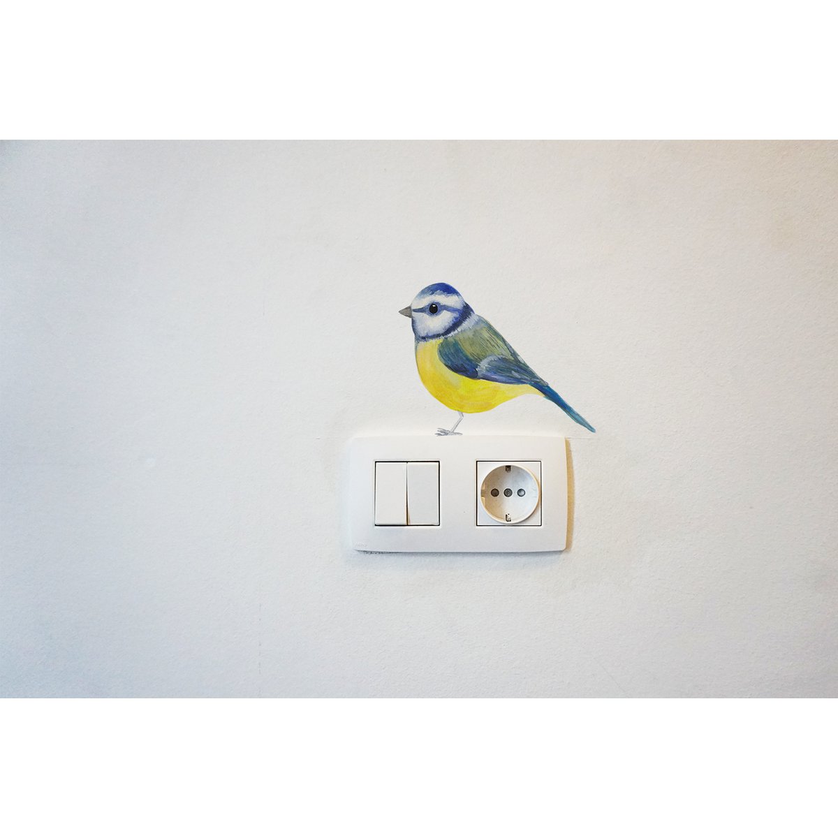 Wall sticker blue tit
