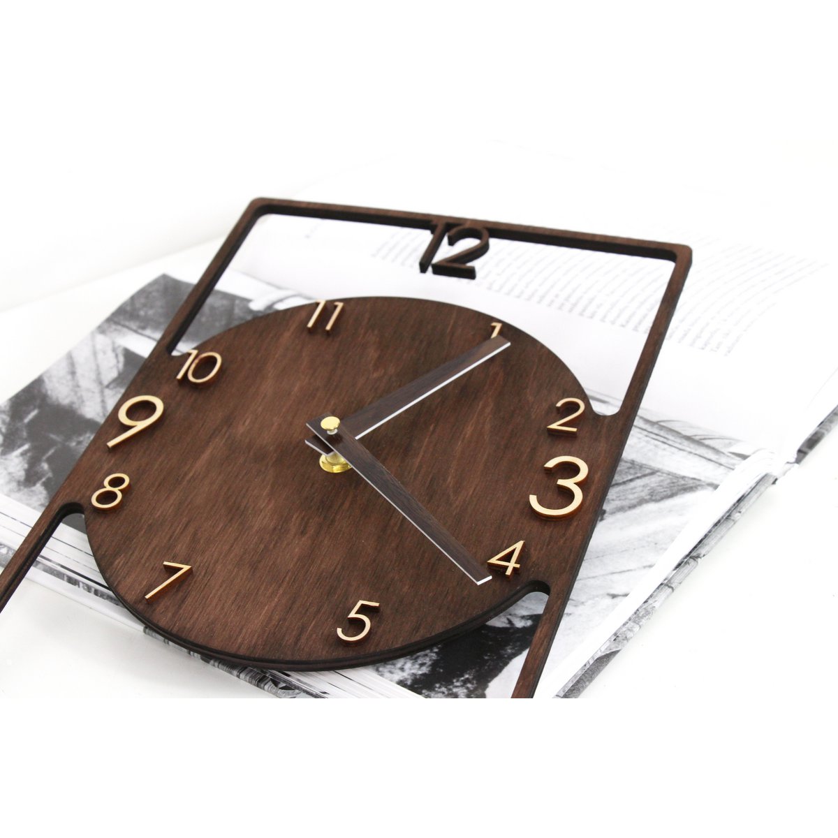 Orologio da parete, orologio da parete in legno