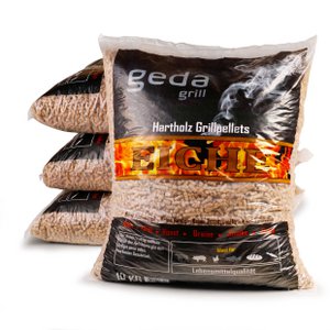 Premium Geda Grill BBQ Pellets Eiche 10kg