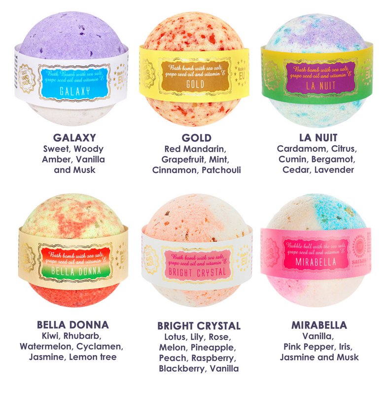 BATH BOMB 145g - 28 Variations