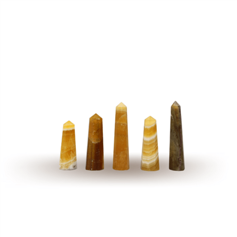 Mehrfarbiger Fluoritstift 6-10cm Set mit 5 Stück
