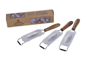Laguiole Set van 3 keukenraspen