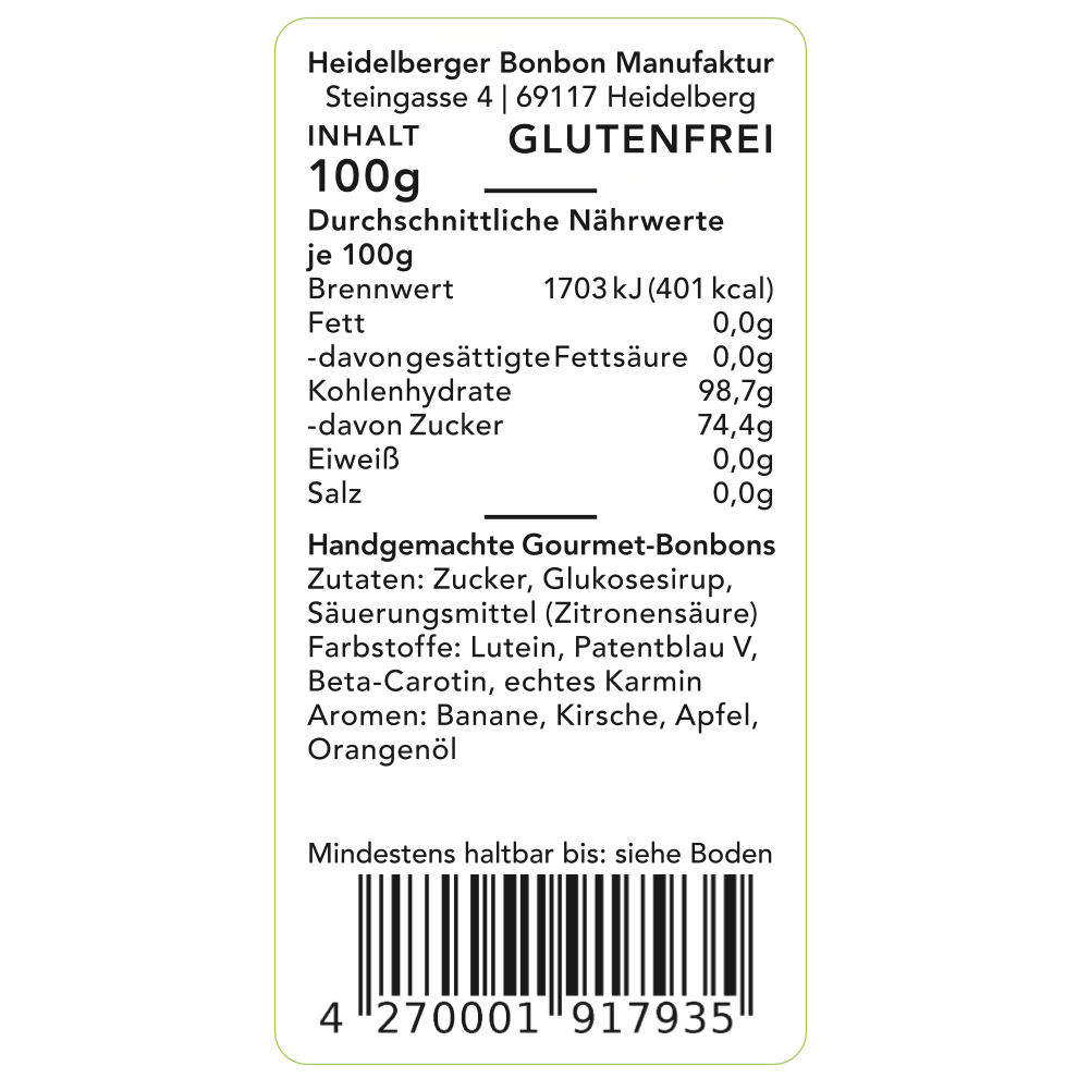 Frugtsalat SØD fra heidelbonbon