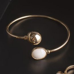 Perly Gemstone Armreif - Perliges Porzellan