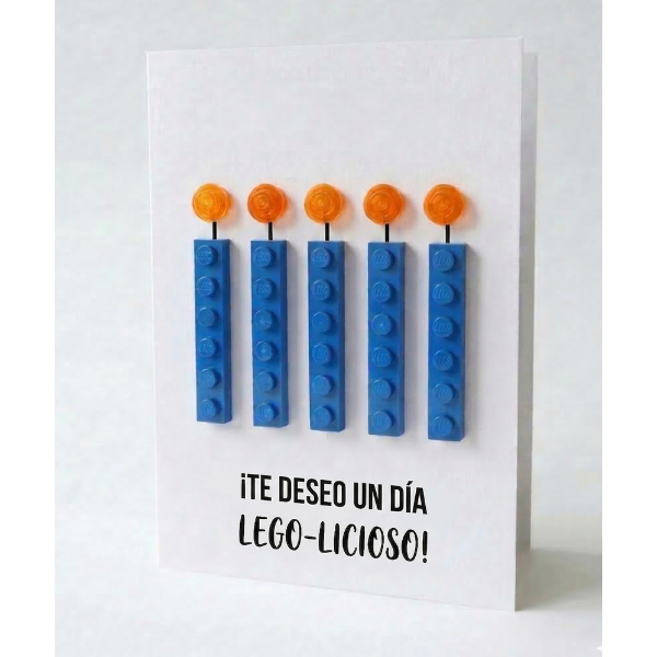 Ik wens je verjaardagskaart – Bouwsteen LEGO