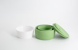 Solidnie składany kubek do kawy - Letnia zieleń - 355 ML