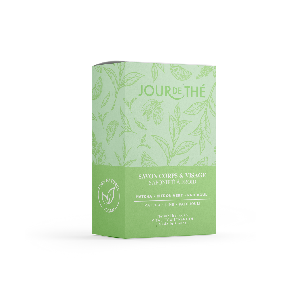 Mydło ''Matcha + Lime + Patchouli'' - 100% naturalne i zmydlone na zimno