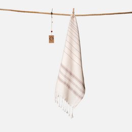 Toalla Ecobain "Nuevo Clásico" | Silent Shore (Crudo-Taupe)