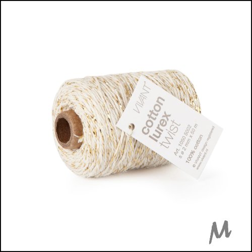 Lurex-Twistcord - creme