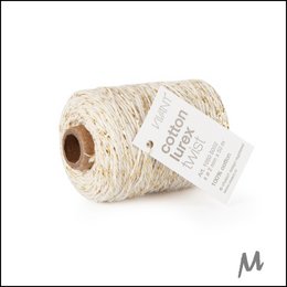 Lurex-Twistcord - creme