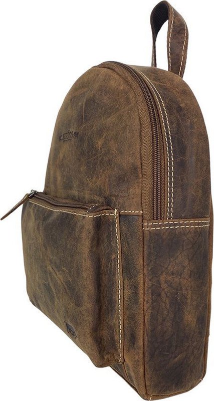 Kleiner Cognac Leder -Rucksack für Frauen - Arrigo Buffalo