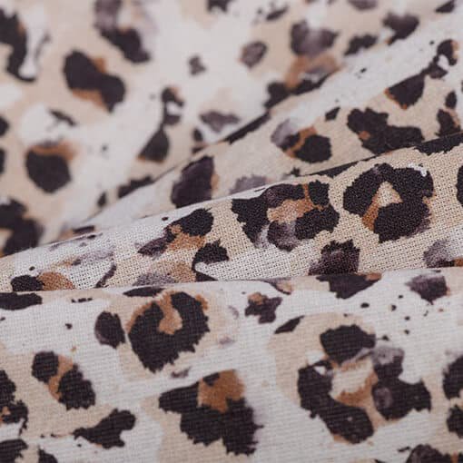 Hundebandana Leopard Brown