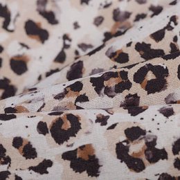 Hundebandana Leopard Braun