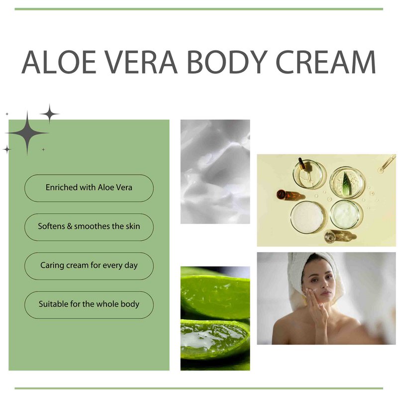 Camille Cosméticos | Crema de Aloe Vera - crema corporal - 250ml
