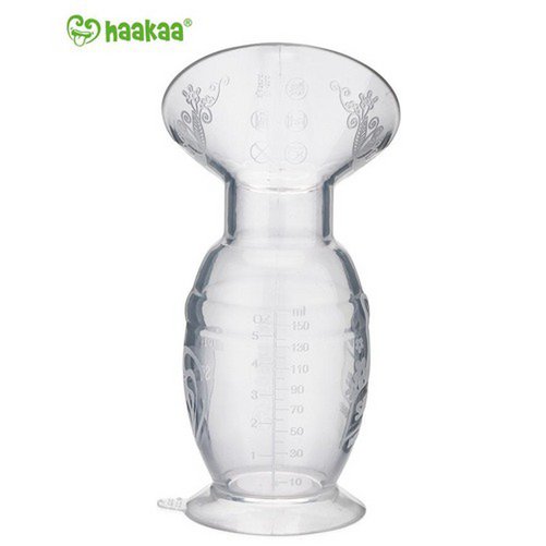 Haakaa 100% Natural Silicone Milk Collector 150ml + Gray Lid