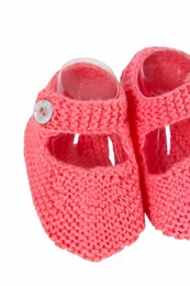 Zapatitos de Punto para Bebé con Tira y Botón