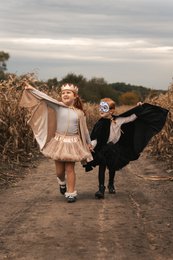 Little Cream Riding Hood -White Witch Magic Cape